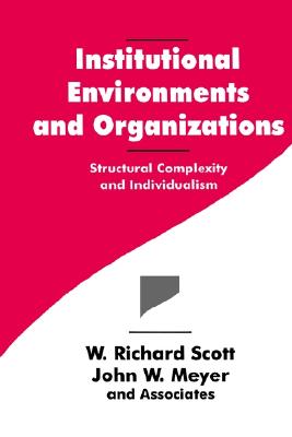 【预订】institutional environments and