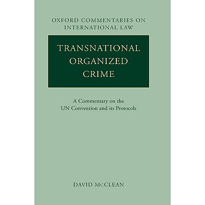 预订 Transnational Organized Crime: A Commentary ...