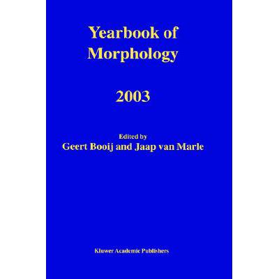 预订 Yearbook of Morphology 2003