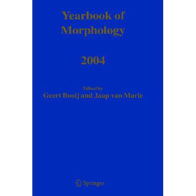 预订 Yearbook of Morphology 2004