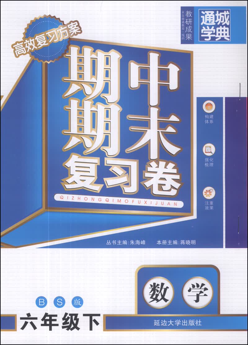 通城学典·期中期末复习卷：数学（六年级下）（BS版）封面