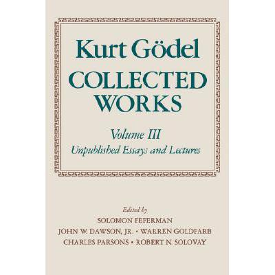 预订 Kurt Goedel: Collected Works: Volume III: Un...