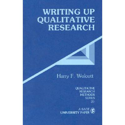 预订 Writing Up Qualitative Research (1)