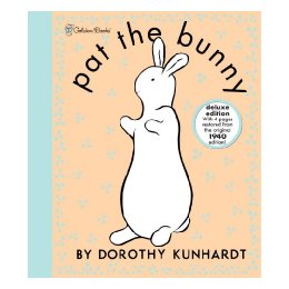 英文原版绘本 pat the bunny 0-3岁触摸翻翻书 大开本童书