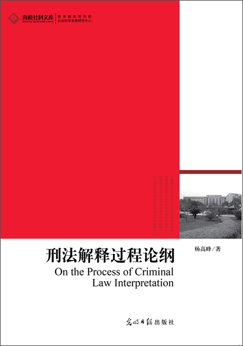 高校社科文库：刑法解释过程论纲