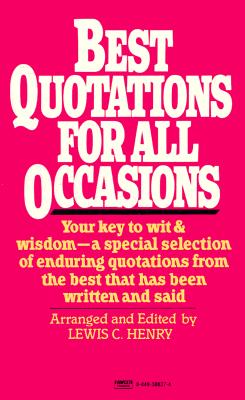 【预订】best quotations for all occasions