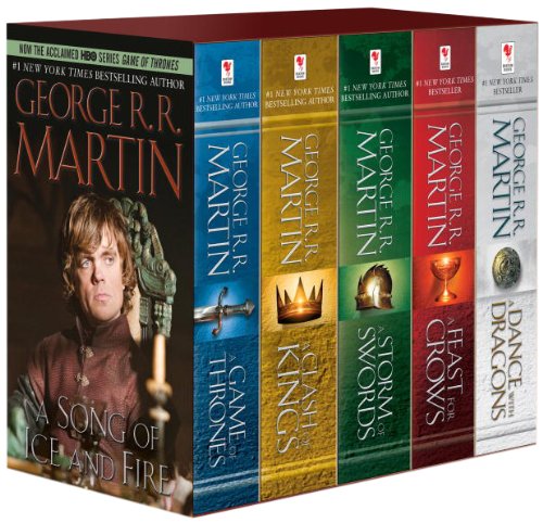 权利的游戏 冰与火之歌全套1-5 英文原版 A Song of Ice and Fire 1-5
