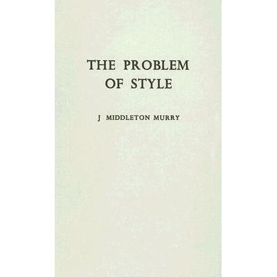 预订 The Problem of Style