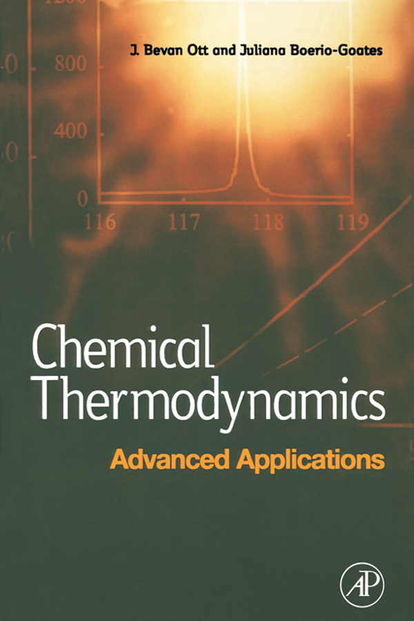 chemical thermodynamics: advanced applications