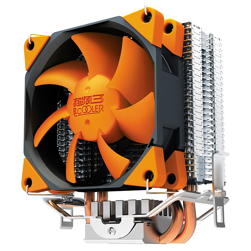 超频三（PCCOOLER）星海S88 CPU散热器（8cm智能减震风扇/多平台/2热管/配导热硅脂/静音）