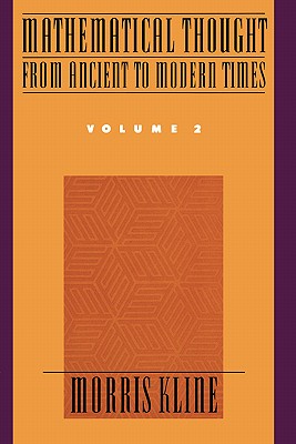 现货 古今数学思想2 英文原版 Mathematical Thought 2 Morris