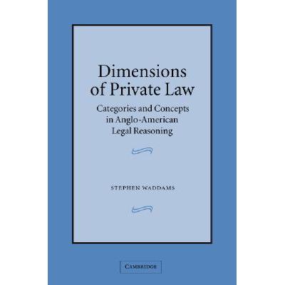 预订 Dimensions of Private Law: Categories and Concepts in Anglo-American Legal Reasoning
