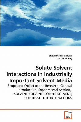 【预订】solute-solvent interactio