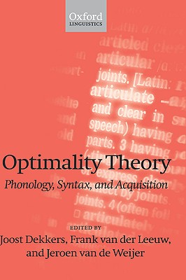 【预订】optimality theory; phonology, syntax