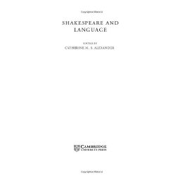 Shakespeare and Language