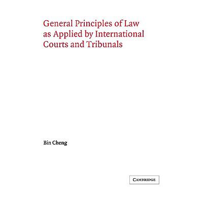 预订 General Principles of Law as Applied by Inte...
