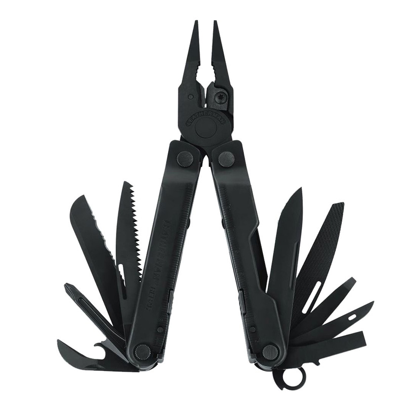 leatherman美国多功能组合工具钳锐霸rebar多用工具战术工具钳 黑色
