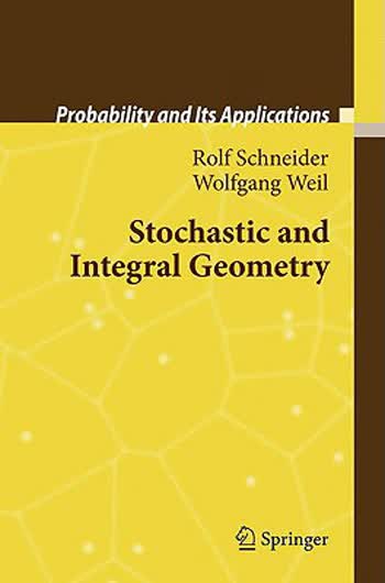 预订 Stochastic and Integral Geometry