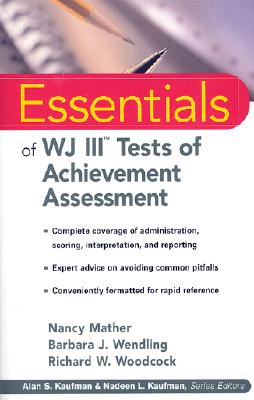 Essentials Of Wj Iii Tests Of