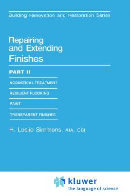 【预订】repairing and extending finishes: part