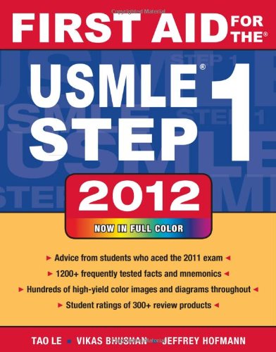 First Aid for the USMLE Step 1 2012 epub格式下载