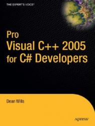 Pro Visual C++ 2005 for C#