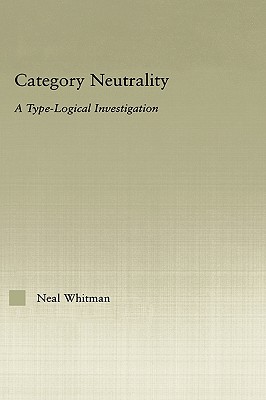 【预订】category neutrality: a type-logical