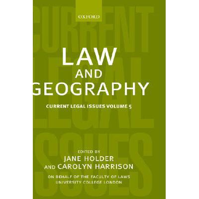 预订 Law and Geography: Current Legal Issues 2002...