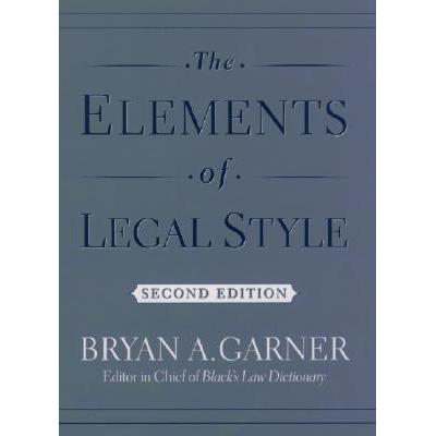 预订 The Elements of Legal Style