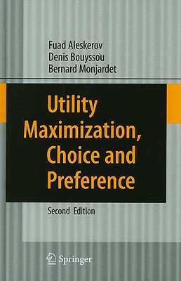 【预订】utility maximization, choice and