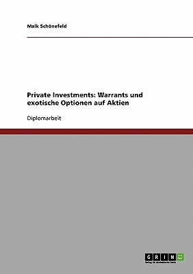 【预订】private investments: warrants und