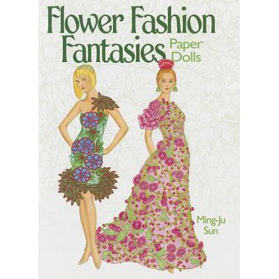 预订 Flower Fashion Fantasies Paper Dolls