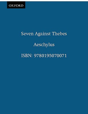 预订 希腊悲剧新译本系列：七将攻忒拜Seven Against Thebes
