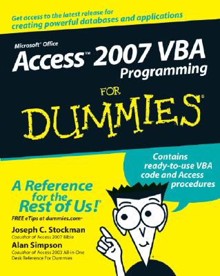 Access 2007 Vba Programming For
