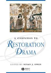 A Companion To Restoration Drama