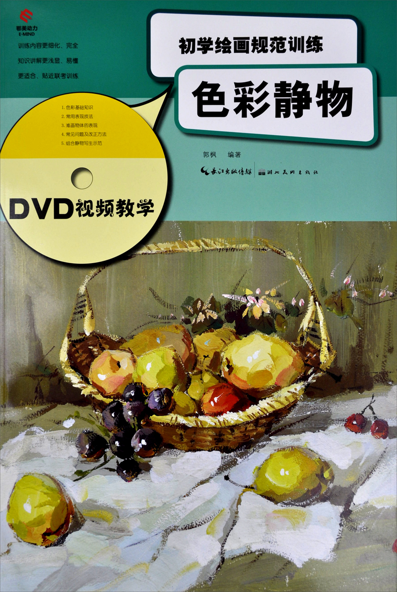 初学绘画规范训练:色彩静物(DVD视屏教