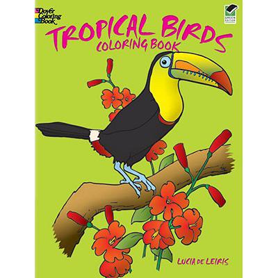 预订 Tropical Birds Coloring Book