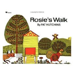 现货 廖彩杏英文绘本 Rosie\x27s Walk 母鸡萝丝去散步 Pat Hutchins成名作