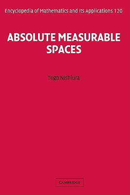 【预订】absolute measurable spaces