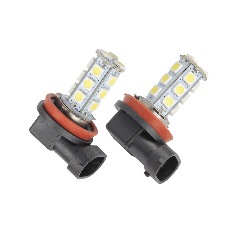 美蒂亚汽车led灯泡雾灯泡18灯珠h11汽车灯泡 led车灯泡汽车装饰灯