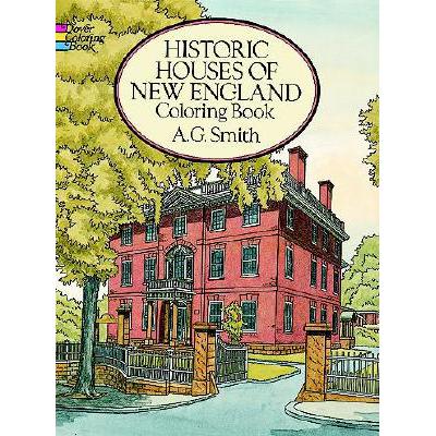 预订 Historic Houses of New England Coloring Book