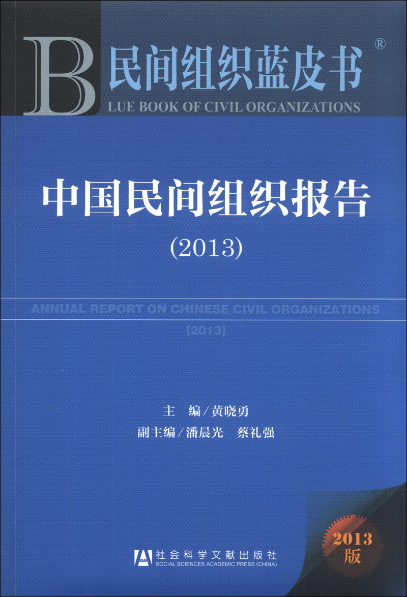 民间组织蓝皮书：中国民间组织报告（2013）