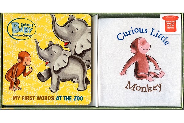 【预订】curious baby curious george: a book and