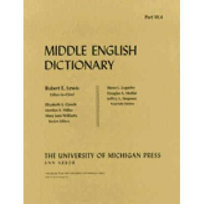 预订 Middle English Dictionary: W.4