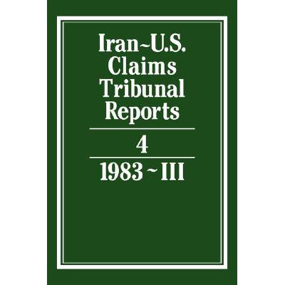 预订 Iran-U.S. Claims Tribunal Reports: Volume 4