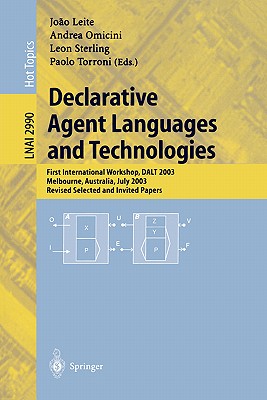 【预订】declarative agent languages and