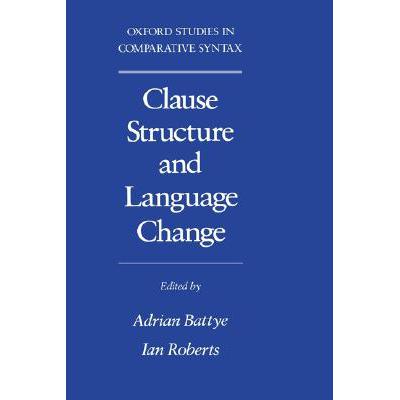 预订 clause structure and language change