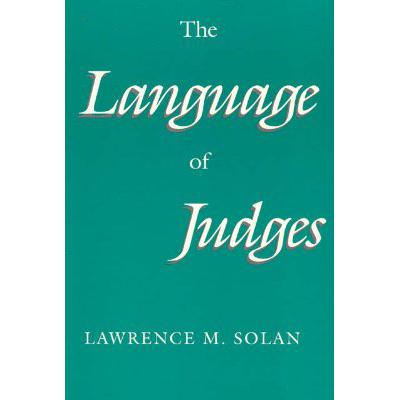预订 The Language of Judges