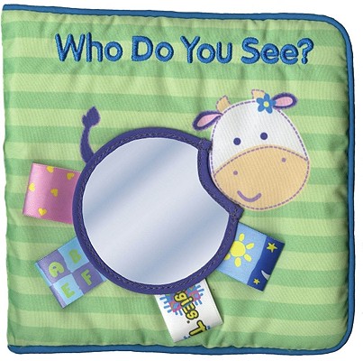 My First Taggies Book: Who Do You See?  Rag Book  我的第一本标签书：你看见了谁？(布书) 英文原版 进口故事书