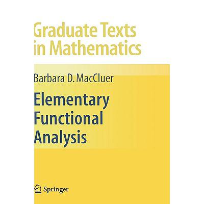 预订 Elementary Functional Analysis